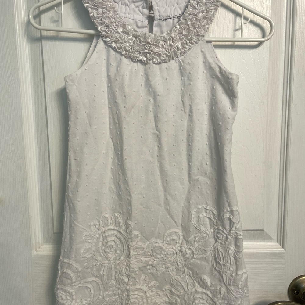 Elegant White Kids Dress